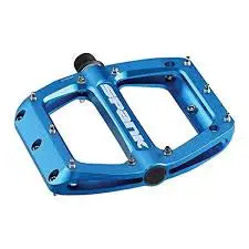 Spank Spoon 100 Alloy Flat Pedals: Blue 1