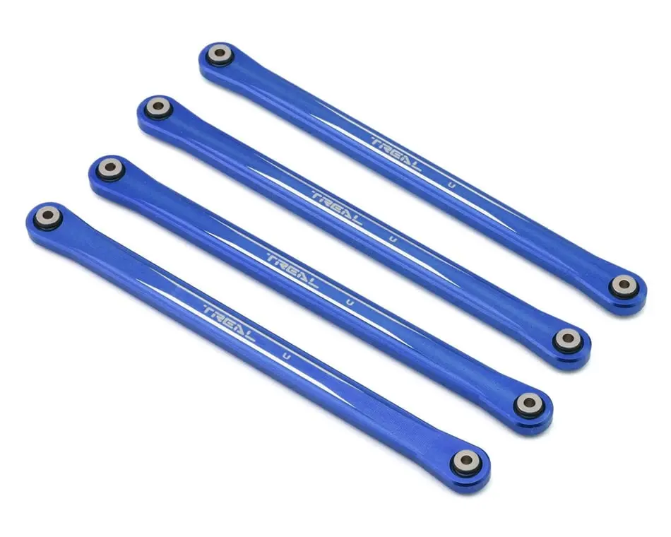 Treal Aluminum 7075 Upper Link Bars: Losi Lmt (Blue) 1