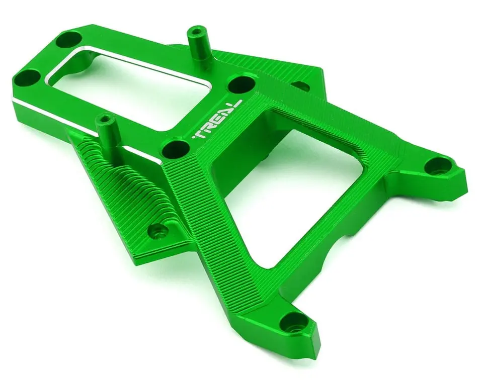 Treal Aluminum 7075 Upper Steering Mount Brace Cover: Xrt (Green) 1