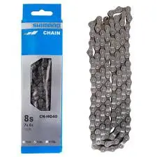 Shimano Tourney Cn-Hg40 6,7,8 Speed Mtb Chain: 116L 7.3Mm (Grey) 1