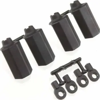 Rpm Shock Shaft Guards: Traxxas 1/10 Shocks: Black (4) 1