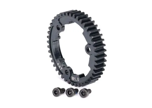 Traxxas Machined Hardened Steel Wide Face Spur Gear: Mod1 (44T) 1