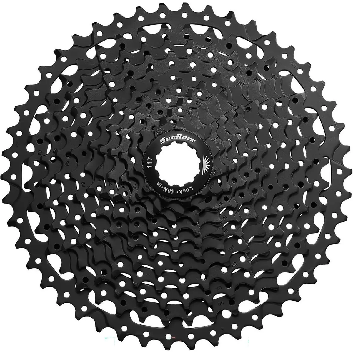 Sunrace Csms8 11-46T 11-Speed Cassette: Black 1