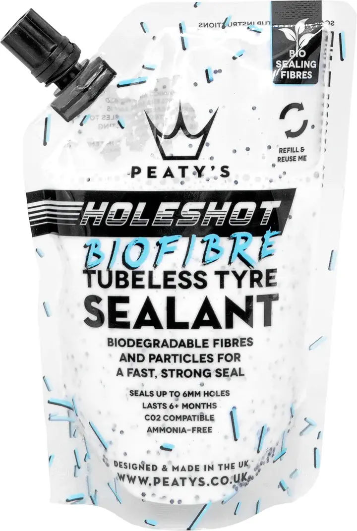 Peaty’S Holeshot Biofibre Tubless Tire Sealant: 120Ml 1