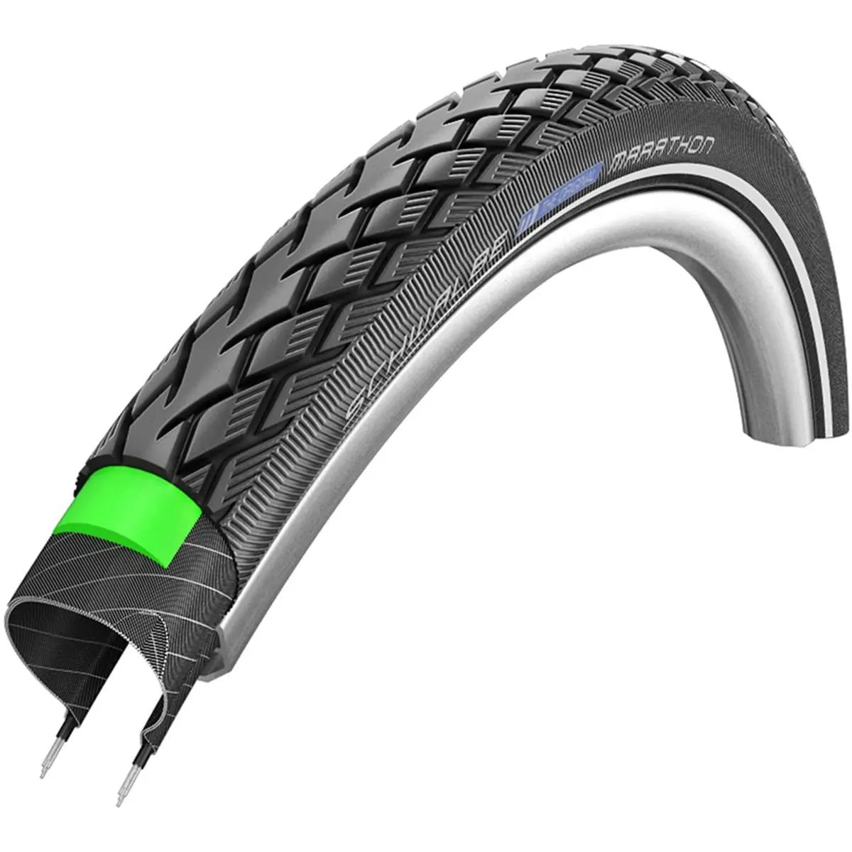 Schwable Green Marathon 26X2.00” Bike Tire 1