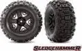 Traxxas 2.8” Sledgehammer Tires And Wheels: Rustler 4X4 (Black) 1