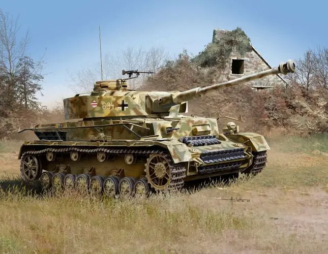Academy 1/35 German Panzer Iv Ausf.H Ver. Late Model Kit 1
