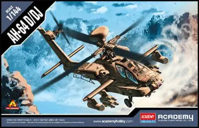 Academy 1/144 Ah-64D/Dj Apache Helicopter Model Kit 1