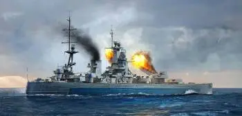 Trumpeter 1/700 Hms Nelson 1944 Battleship Model Kit 1