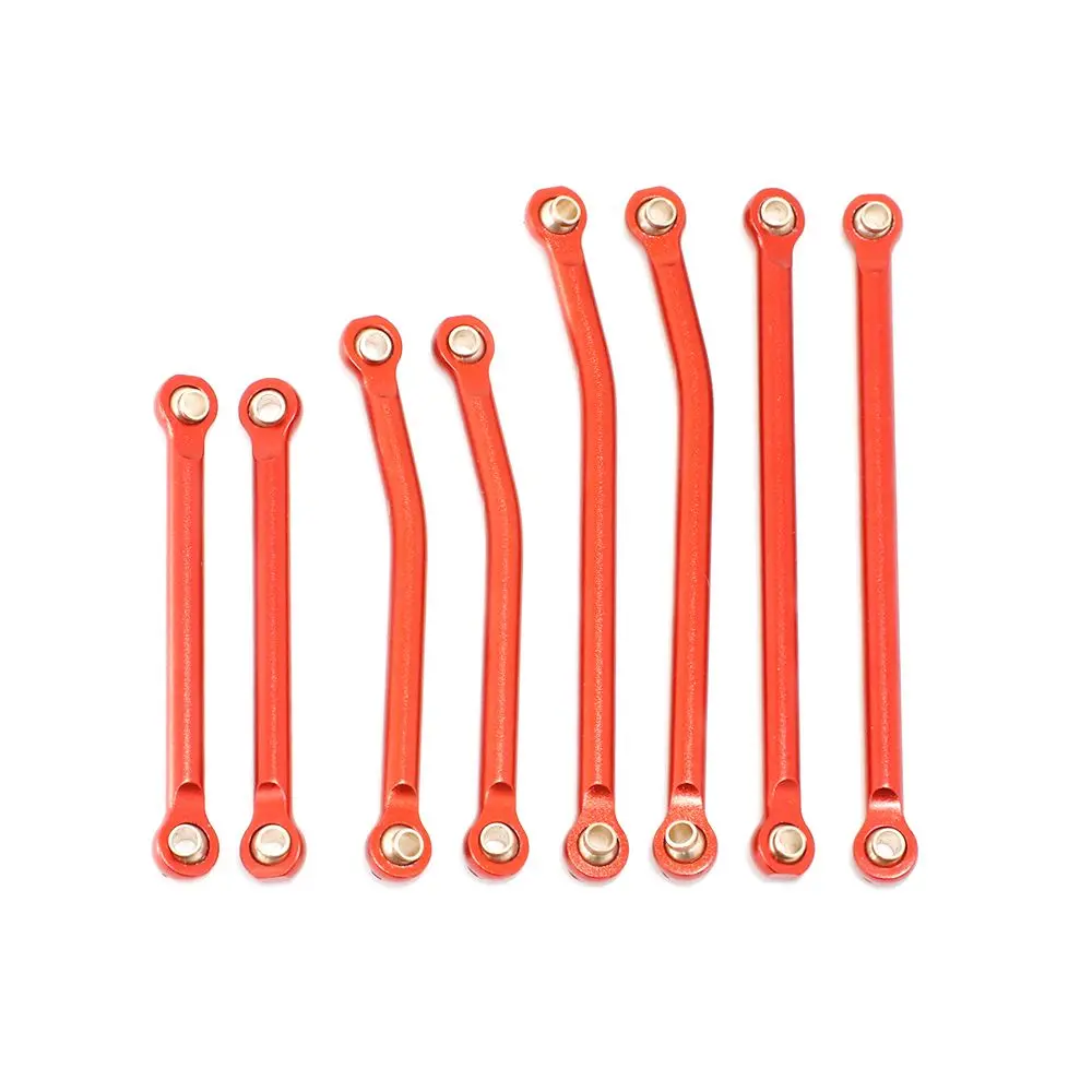 Hobby Details Aluminum Link Set: Trx-4M (Red) 1
