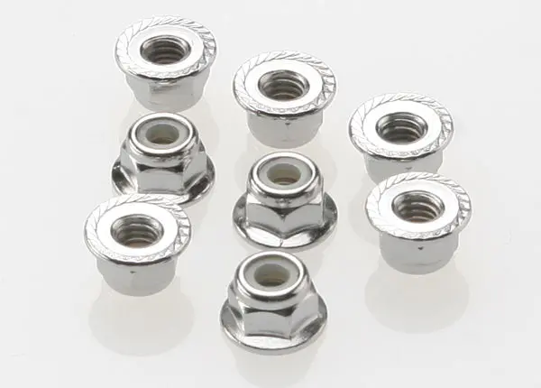 Traxxas Flanged Serrated Wheel Nuts: 4Mm 1