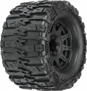 Pro-Line Badlands Belted Hp Tires Mounted On Raid Wheels: 17Mm 1