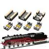 Bachmann Rr-03-04 Rollers W/Drive Wheel Cleaners: O-Gauge 2/3 Rail 1