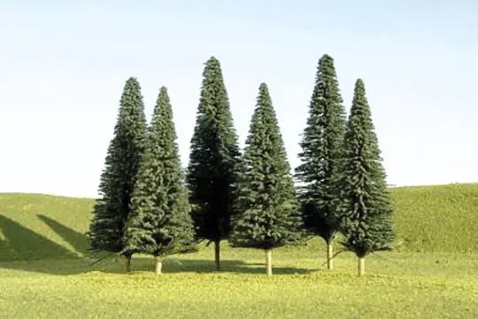 Bachmann Scenescapes: Pine Trees (3-4”) 1