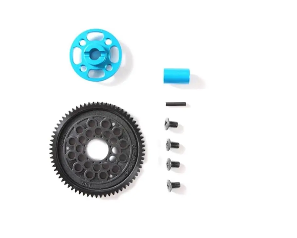 Tamiya High Speed Gear Set W/Aluminum Mount: Tt-02 (68T) 1
