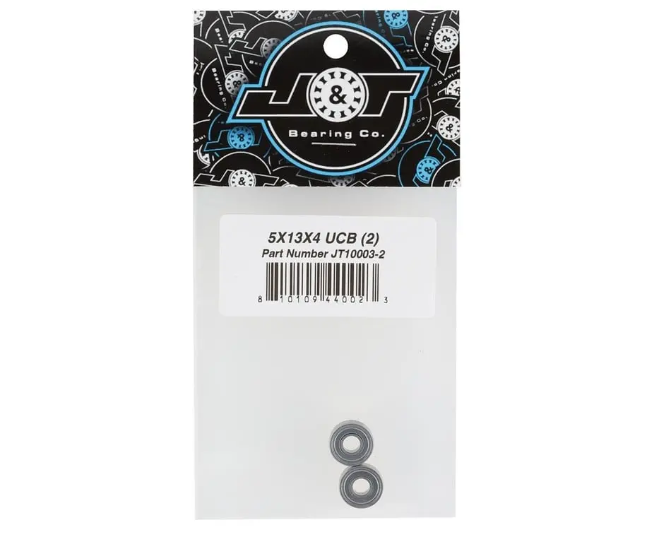 J&T Bearing Co. Ultimate Metal Shielded Clutch Bearings: 5X13x4mm (2) 1