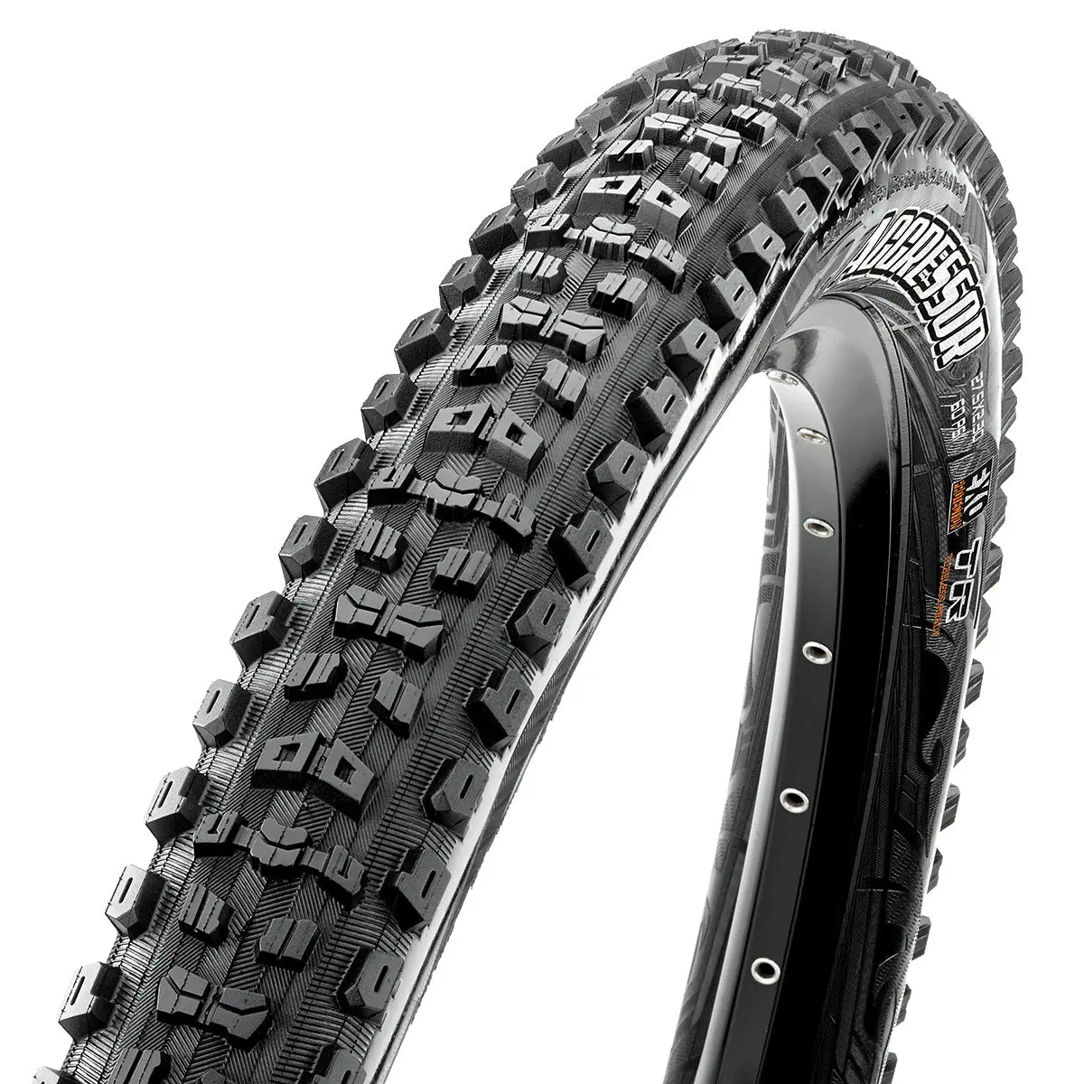 Maxxis Aggressor 27.5X2.30” Mtb Tire: 60Tpi (Black) 1
