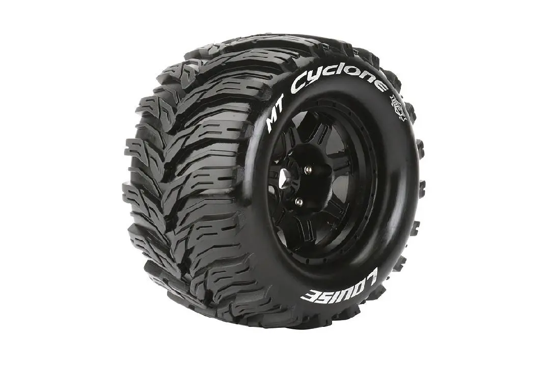 Louise Rc 3.8” Cyclone Mt 1/8: Black 1/2 Offset (17Mm) 1