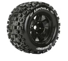 Louise Rc Uphill 3.8” St Stadium Truck Tire 1/2 Offset 17Mm: Black 1