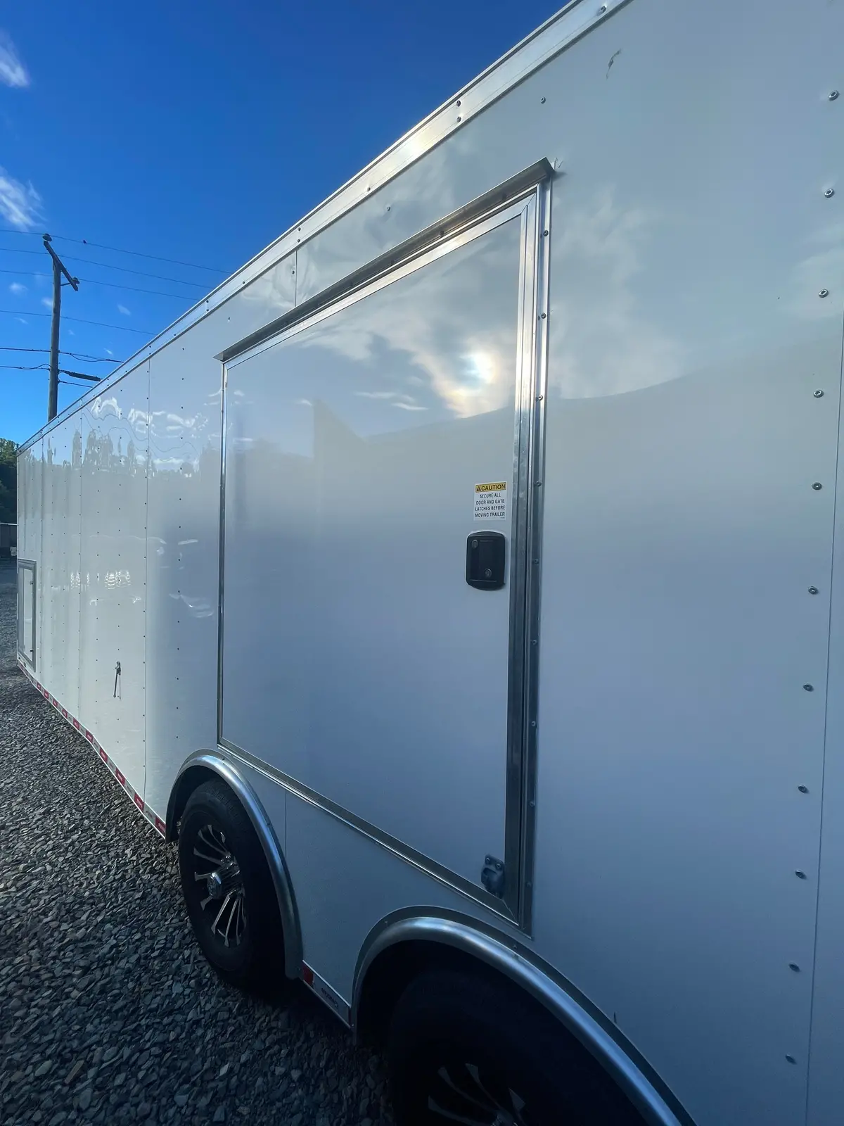 Race/Enclosed Trailer Car Hauler Escape Door W/ Frame - 48" X 54" 1