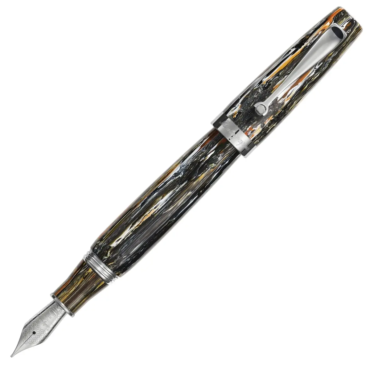 Montegrappa, Füller Mia Acciaio, Meteor Shower 1