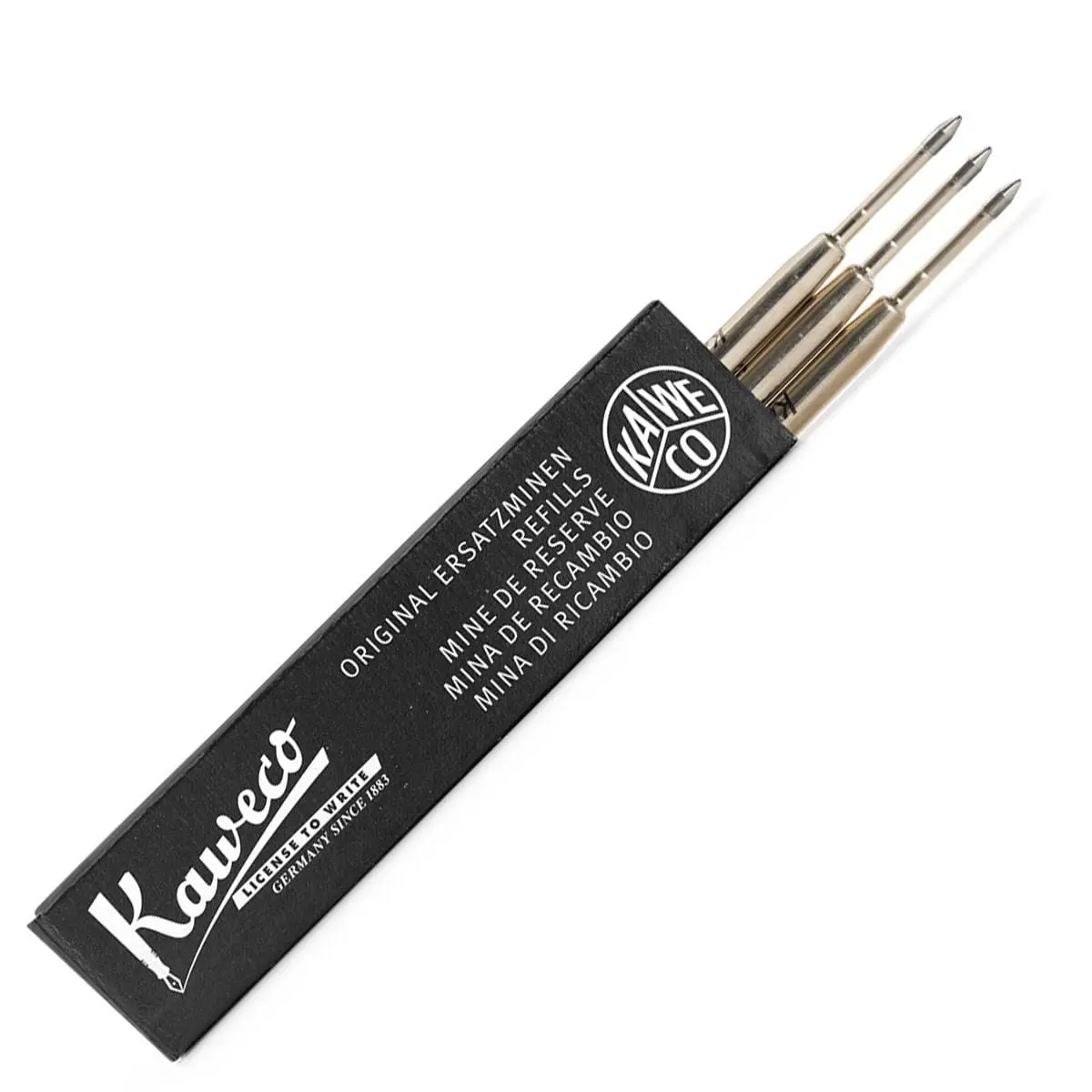 Kaweco, Kugelschreibermine, Mittel (1.0Mm) 3 Stk. Schwarz 1