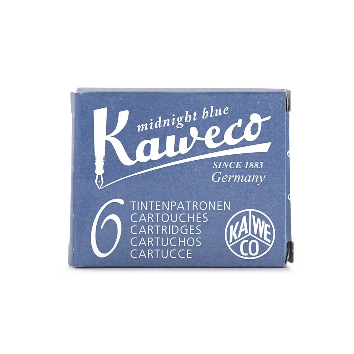 Kaweco, Tintenpatrone, 6 Stück, Mitternachsblau 1
