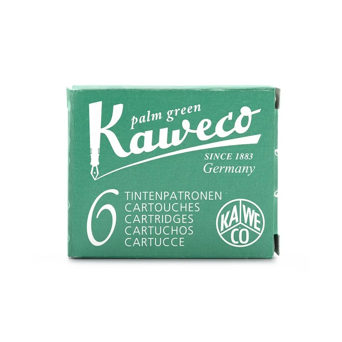 Kaweco, Tintenpatrone, 6 Stück, Palmengrün 1