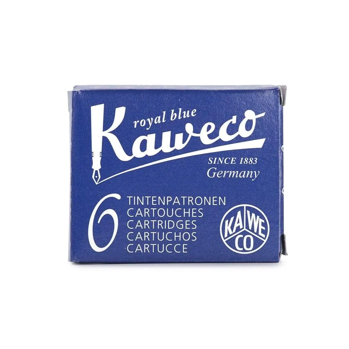 Kaweco, Tintenpatrone, 6 Stück, Königsblau 1