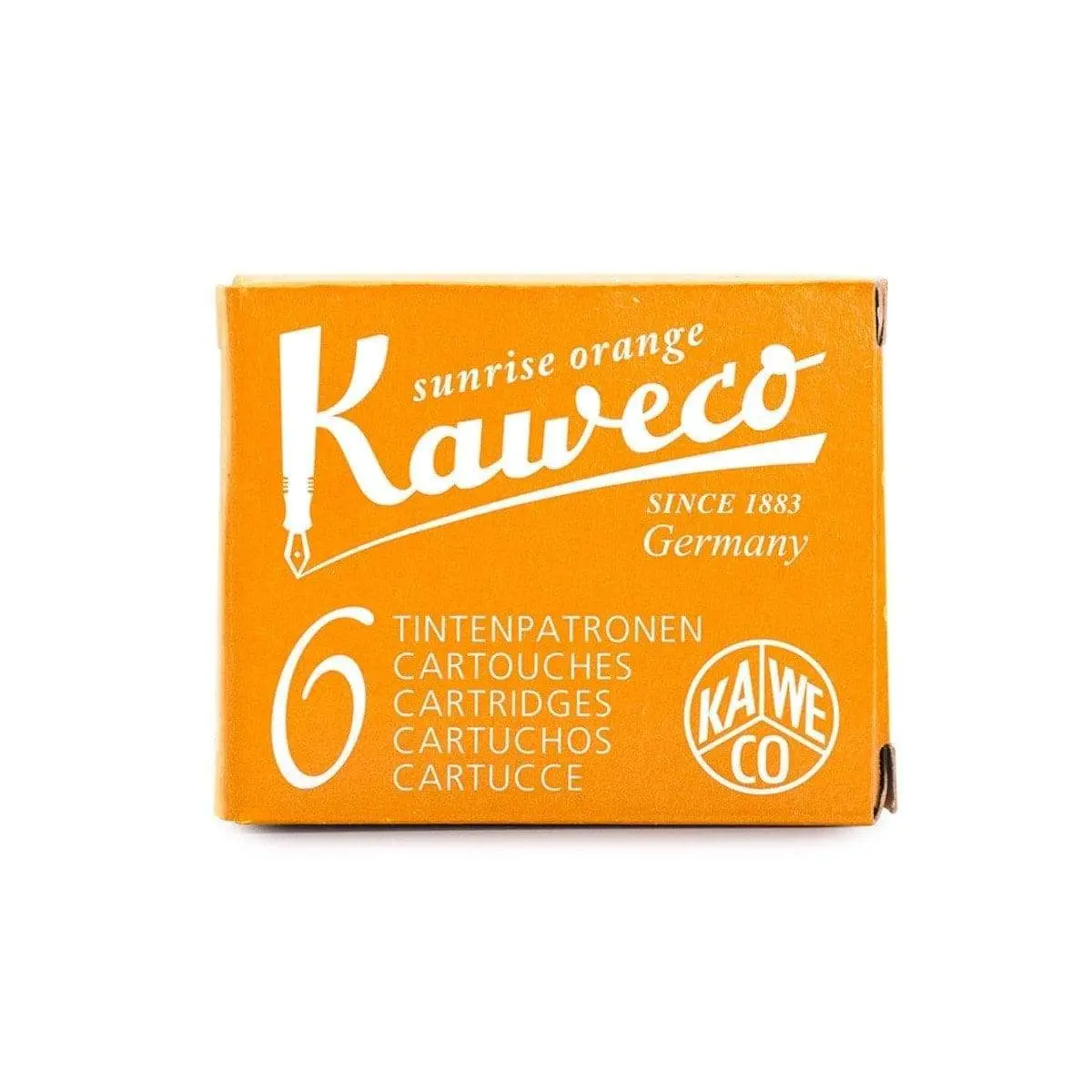 Kaweco, Tintenpatrone, 6 Stück, Sonnenorange 1