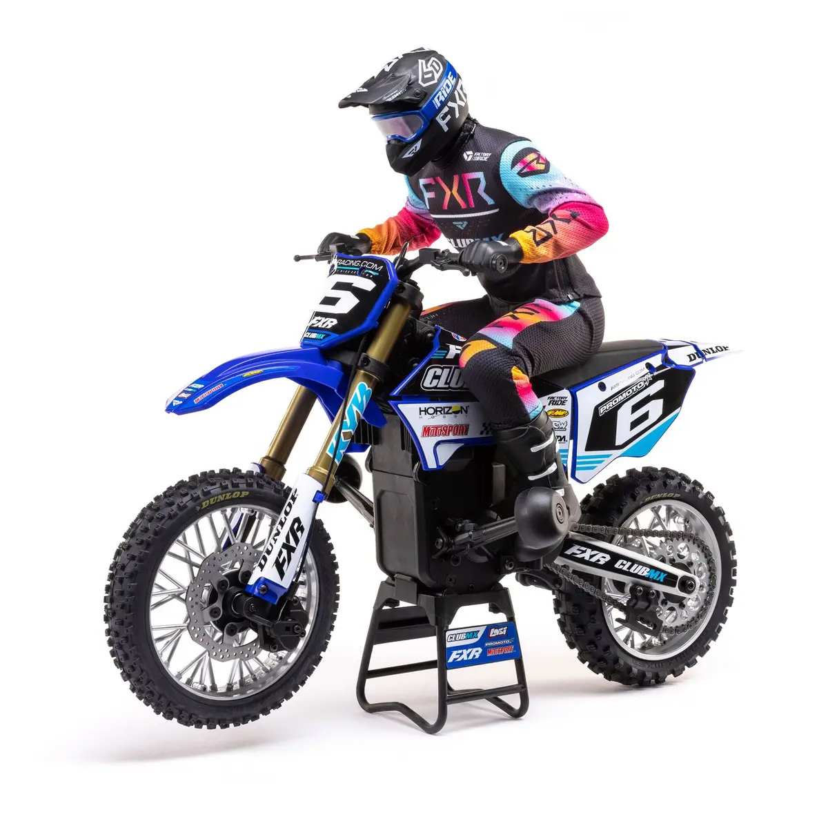 Losi Promoto Mx 1/4 Motorcycle Rtr (Blue) 1