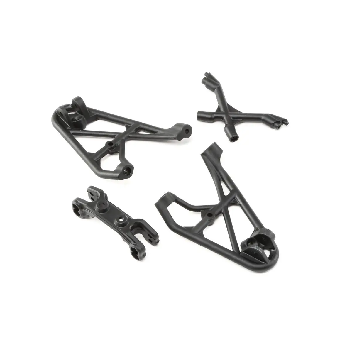 Losi Front Shock Tower/Brace & Camber Link Mount: Rock Rey 1