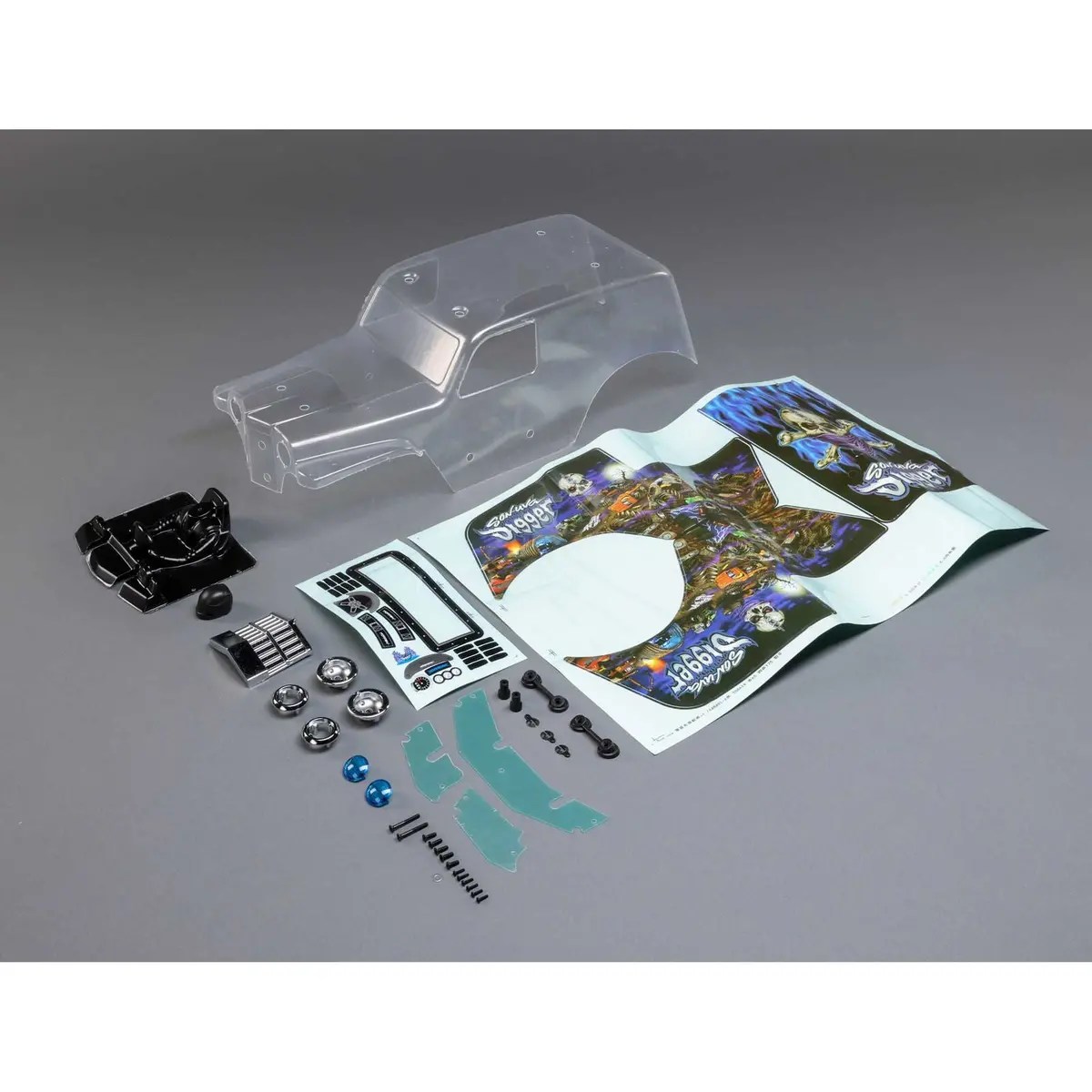 Losi Body Set Clear: Son Uva Digger 1