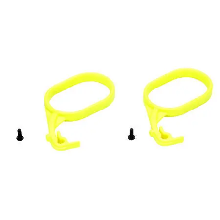 Losi Fuel Tank Lid Pull: 8B 2.0 (Fluorescent Yellow) 1