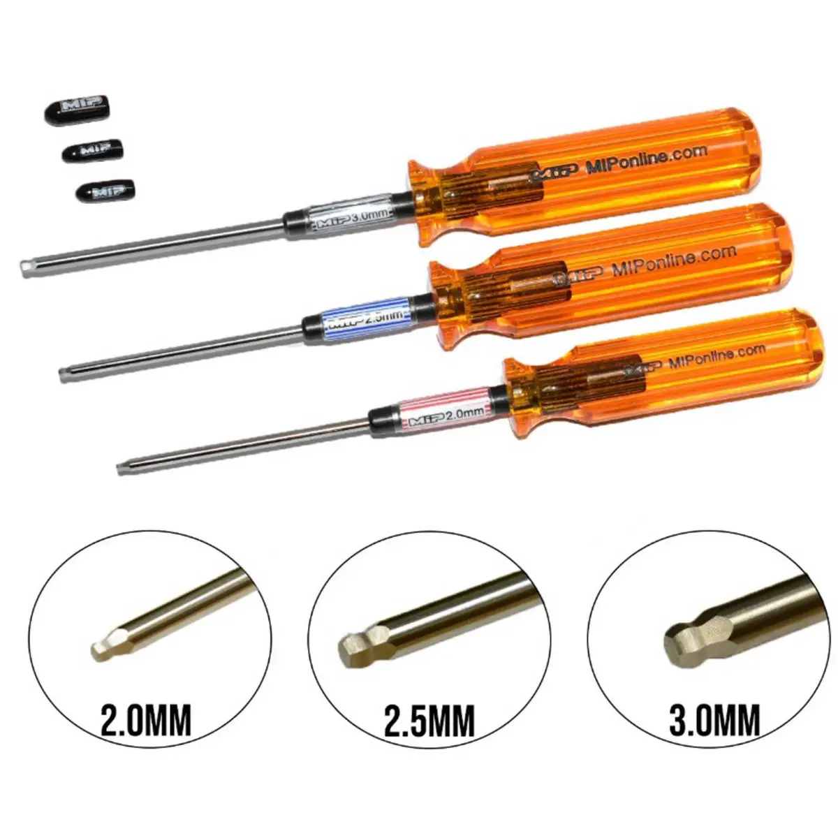 Mip Metric Hex Driver Ball Wrench Set (3) 1