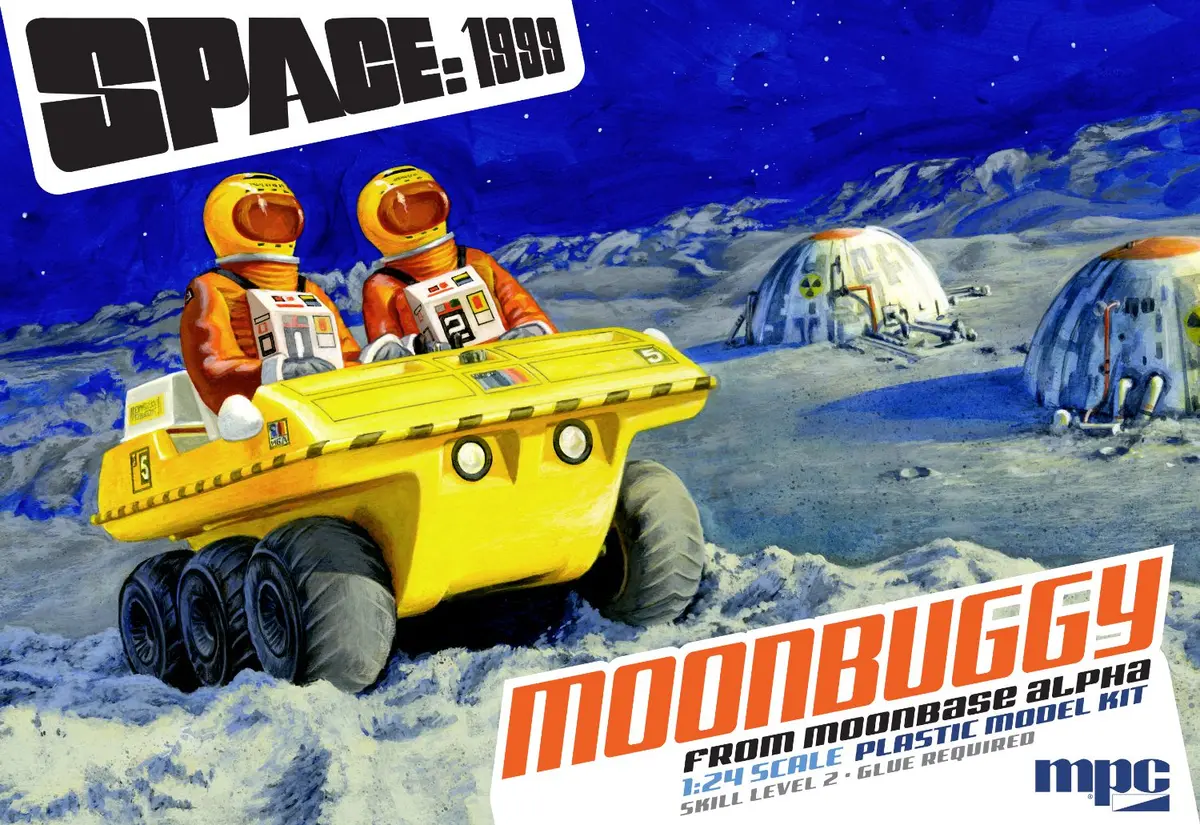 Mpc 1/24 Space 1999 Moonbuggy Model Kit 1