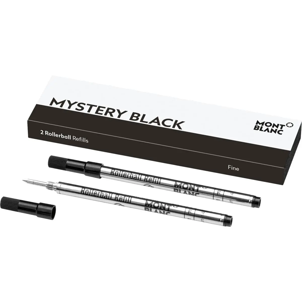 Montblanc, Tintenrollermine, 2 Minen Fein, Mystery Black 1