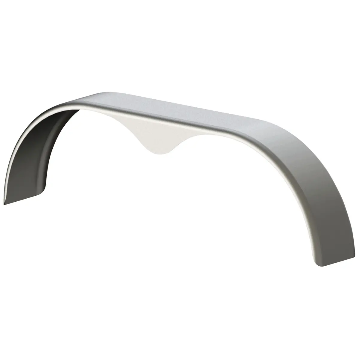 Tandem Axle Smooth Aluminum Teardrop Fender - 9" X 72" - Universal Fit 1