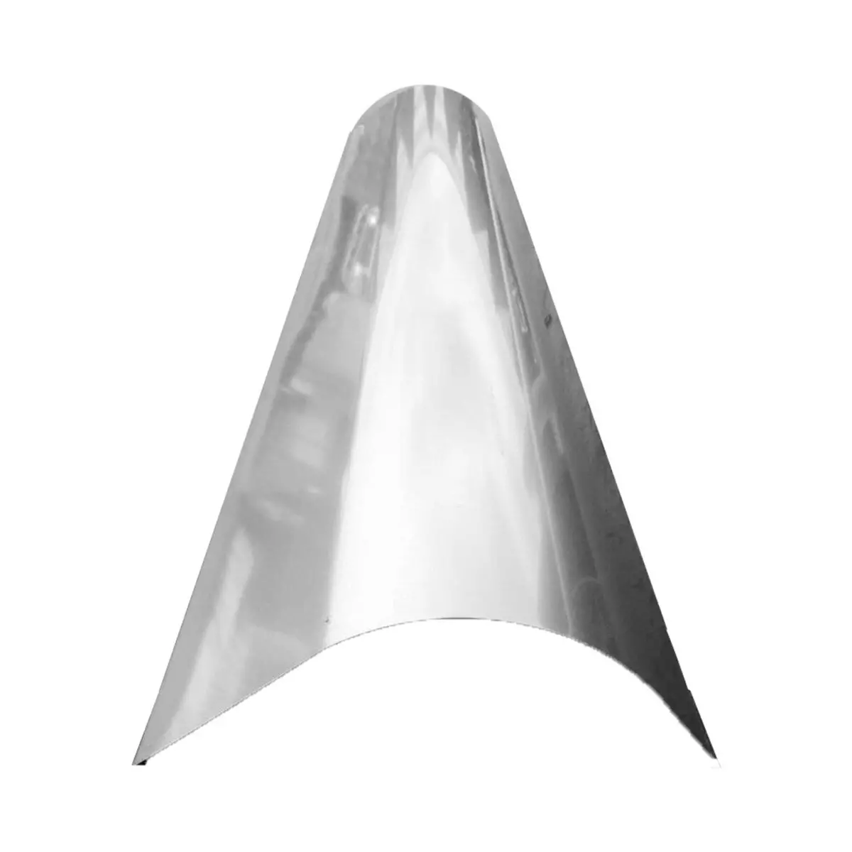 Nexhaul Anodized Aluminum Radius Corner Panel - 10" X 96" (8Ft.) - 0.030 - Universal Fit 1