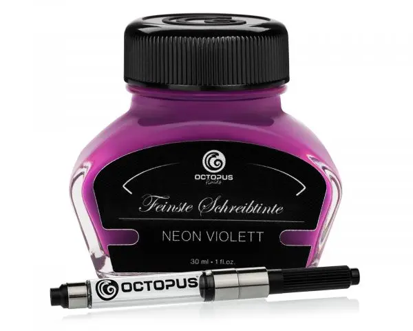 Octopus Fluids Textmarkertinte Neon Violett Mit Konverter 1