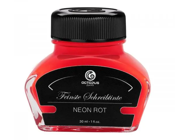 Octopus Textmarkertinte Neon Rot 30 Ml 1