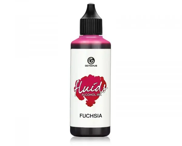 Octopus Fluids Alkoholtinte Alcohol Inks Basic Fuchsia 100 Ml 1
