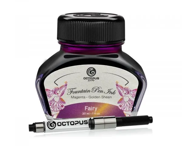 Octopus Fluids Füllhaltertinte Sheen Ink Kollektion Fairy Violett Ltd. Edt. 30 Ml 1