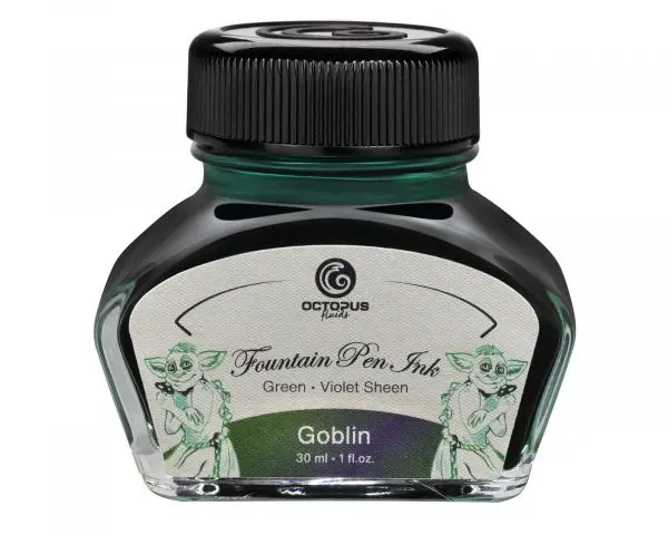 Octopus Fluids Füllhaltertinte Sheen Goblin Grün 30 Ml 1