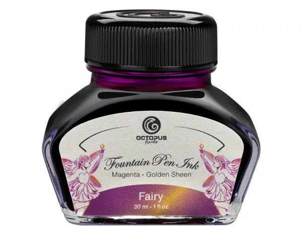 Octopus Fluids Füllhaltertinte Sheen Ink Kollektion Fairy Violett 1