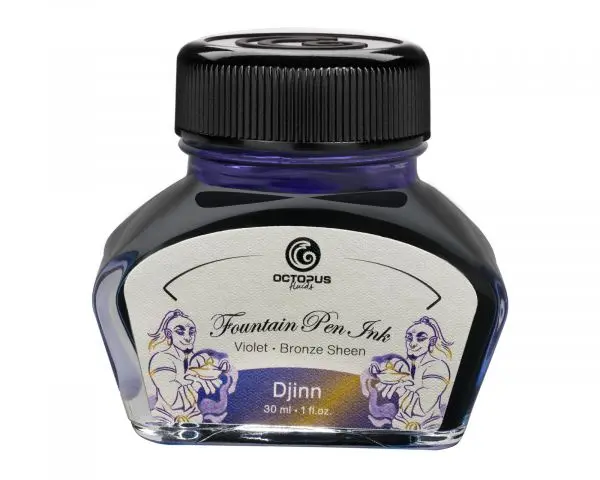 Octopus Fluids Füllhaltertinte Sheen Djinn Blau 1