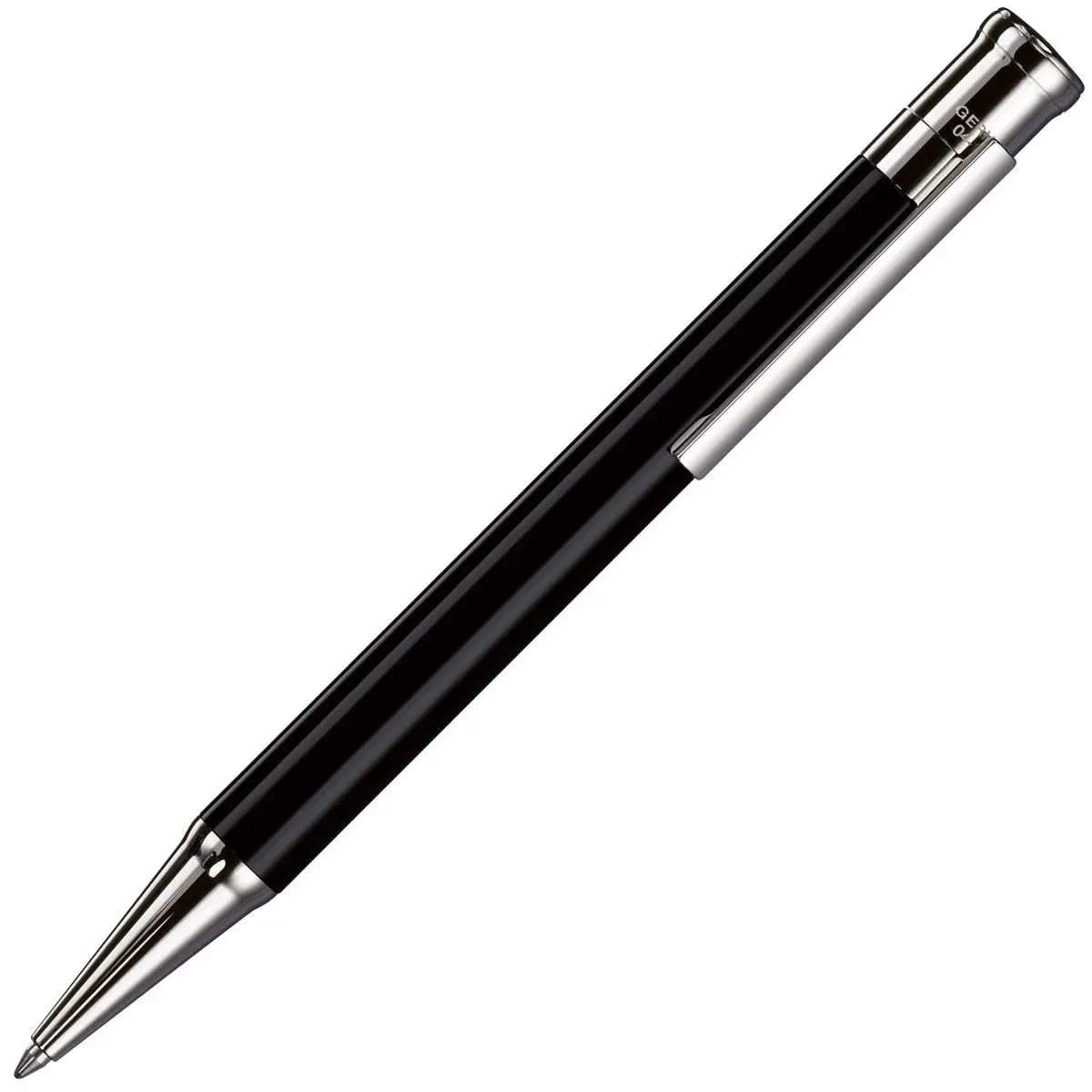 Otto Hutt, Kugelschreiber Design 04, Platiniert, Schwarz 1