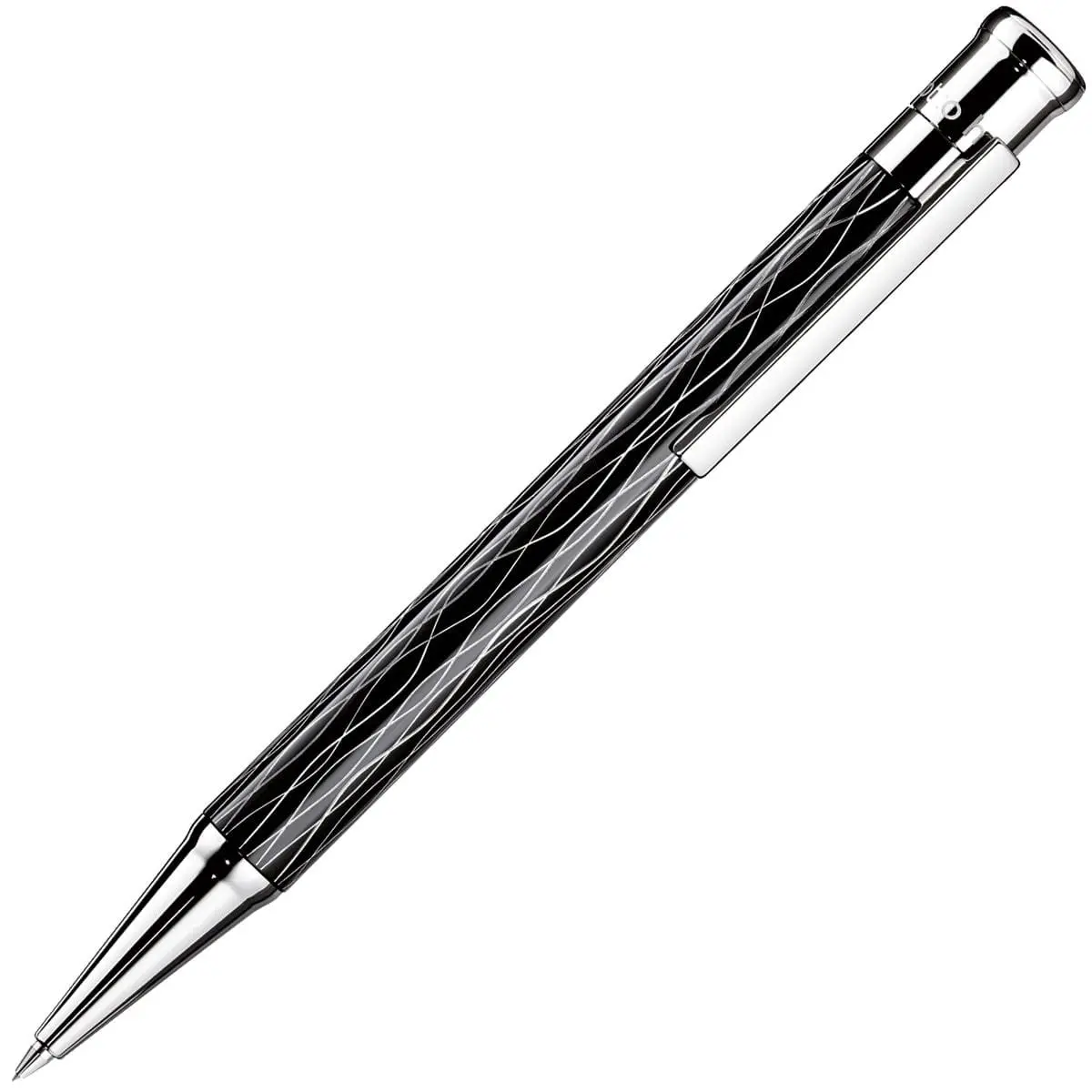 Otto Hutt, Bleistift Design 04, Welle, Platiniert, Schwarz 1