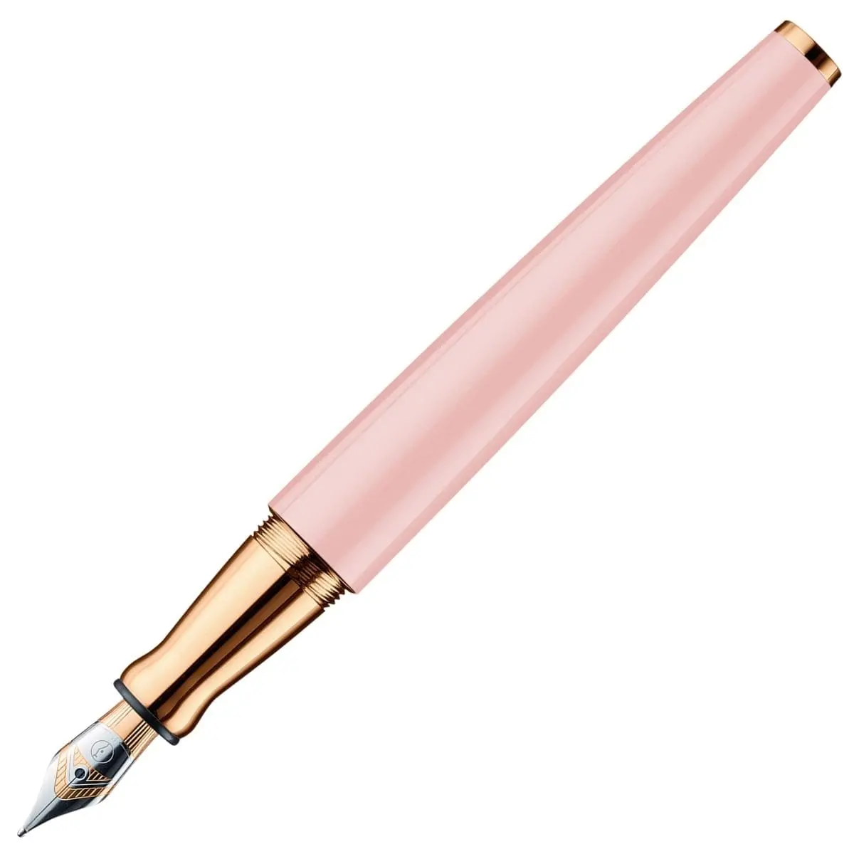 Otto Hutt, Füller Design 06, Glanzlack, Rosévergoldet, Pink-Rosa 1