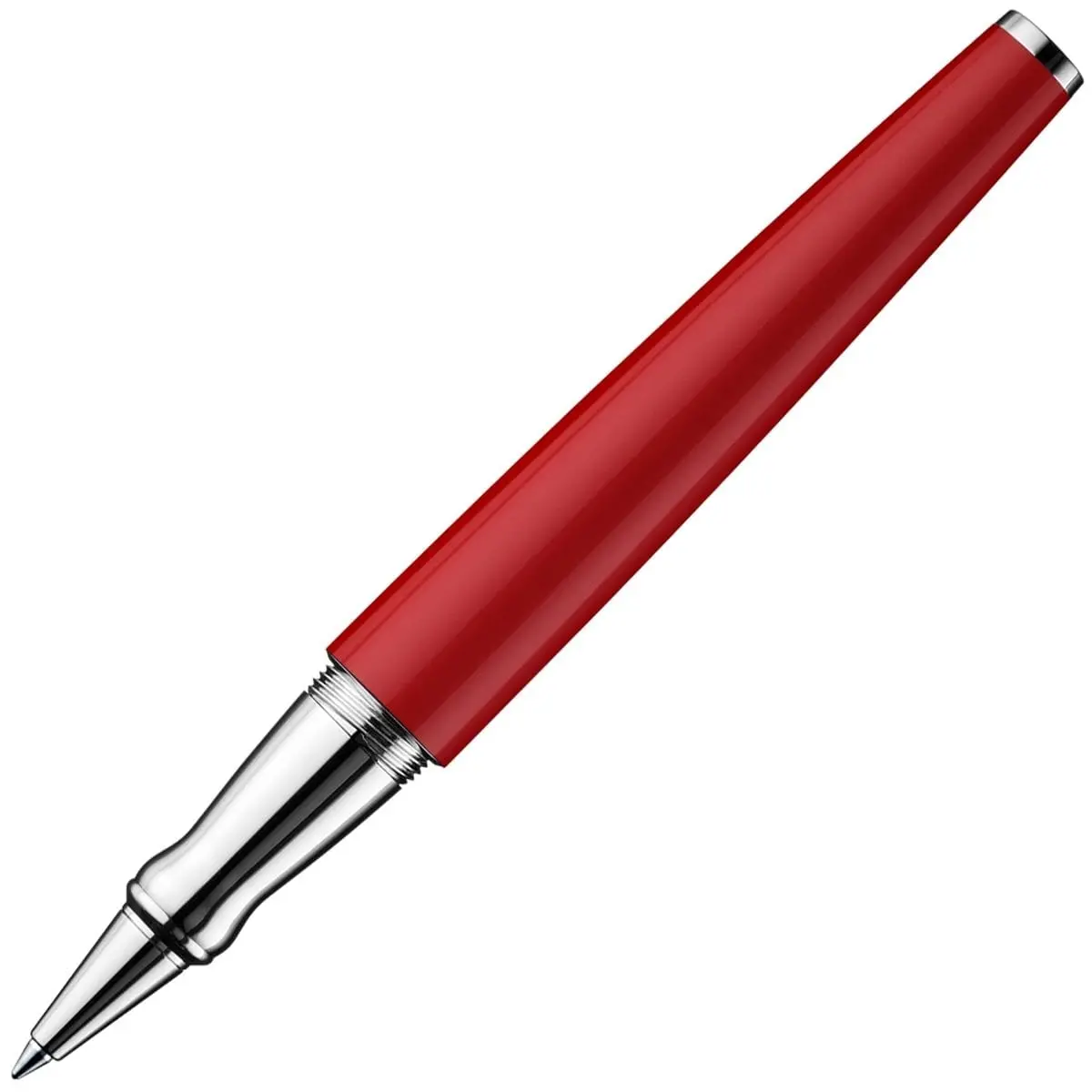 Otto Hutt, Tintenroller Design 06, Glanzlack, Platiniert, Rot 1